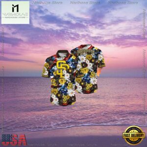 MLB San Diego Padres Aloha Hawaiian Shirt