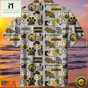 MLB San Diego Padres Aloha Hawaiian ShirtGroup