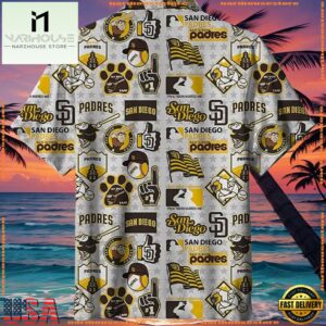 MLB San Diego Padres Aloha Hawaiian ShirtGroup