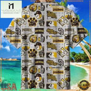 MLB San Diego Padres Aloha Hawaiian ShirtGroup