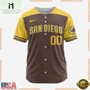 MLB San Diego Padres Personalized Alternate Design Concept Baseball Jersey