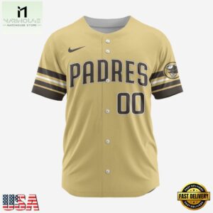 MLB San Diego Padres Personalized Baseball Team Alternate Design Concept Jersey Shirts