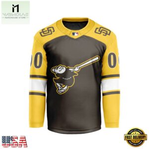 MLB San Diego Padres Special Hockey Jersey Design Concept