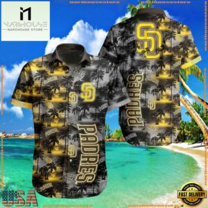 MLB San Diego Padres Summer Aloha Hawaiian ShirtGroup
