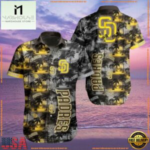 MLB San Diego Padres Summer Aloha Hawaiian ShirtGroup