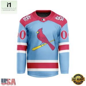 MLB St. Louis Cardinals Special Hockey Jersey Design Concept