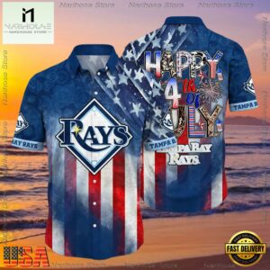 MLB Tampa Bay Rays New Design Aloha Hawaiian Shirt