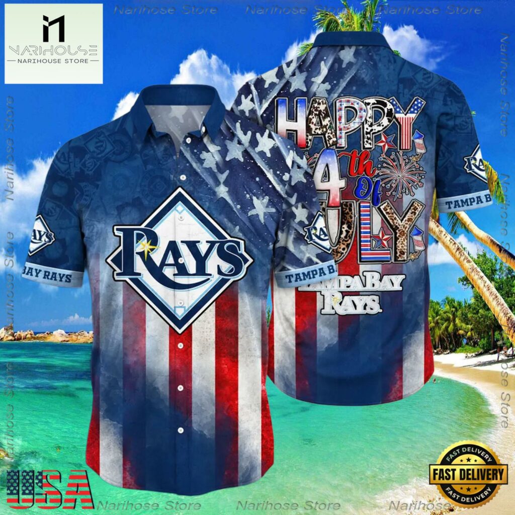 Rirrays MLB Tampa Bay Rays New Design Aloha Hawaiian Shirt - MLB Fan Gifts