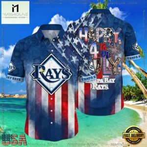 MLB Tampa Bay Rays New Design Aloha Hawaiian Shirt