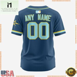 MLB Tampa Bay Rays Personalized Alternate Design Concept Baseball Jersey