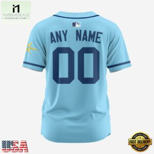 MLB Tampa Bay Rays Personalized Baseball Team Alternate Design Concept Jersey Shirts