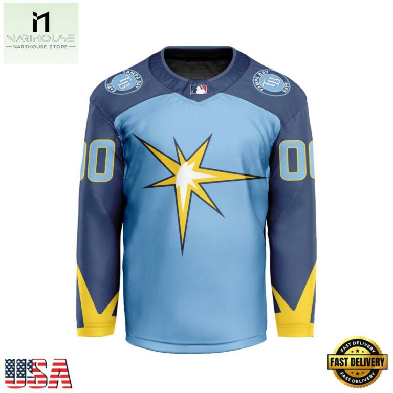 Jersey Sun Rays MLB Tampa Bay Rays Special New Design Hockey Jersey
