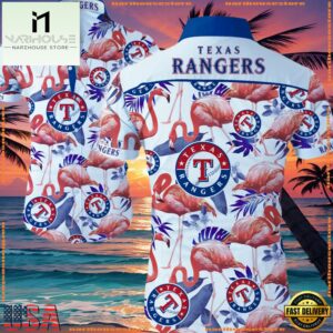 MLB Texas Rangers Aloha Hawaiian Shirt Summer Button UpGroup