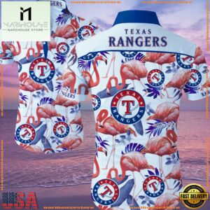 MLB Texas Rangers Aloha Hawaiian Shirt Summer Button UpGroup