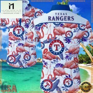 MLB Texas Rangers Aloha Hawaiian Shirt Summer Button UpGroup