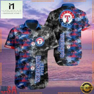 MLB Texas Rangers Aloha Hawaiian ShirtGroup