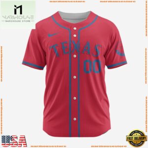 MLB Texas Rangers Personalized Alternate Design Concept Baseball Jersey