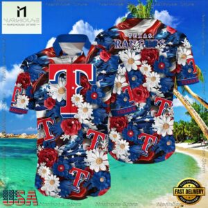 MLB Texas Rangers Summer Aloha Hawaiian Shirt