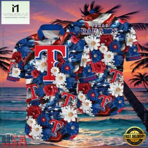 MLB Texas Rangers Summer Aloha Hawaiian Shirt