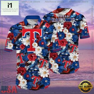 MLB Texas Rangers Summer Aloha Hawaiian Shirt