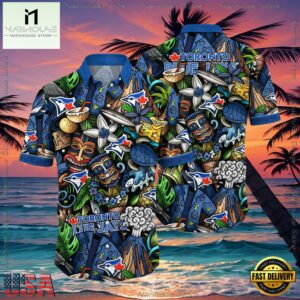 MLB Toronto Blue Jays Flower Aloha Hawaiian Shirt, Custom Summer Football