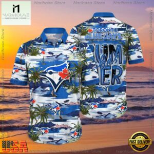 MLB Toronto Blue Jays Flower Aloha Hawaiian Shirt, Summer Football