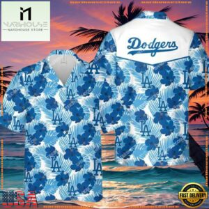MLB Tropical Los Angeles Dodgers All Over Print Aloha Hawaiian ShirtGroup