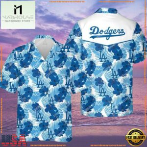 MLB Tropical Los Angeles Dodgers All Over Print Aloha Hawaiian ShirtGroup