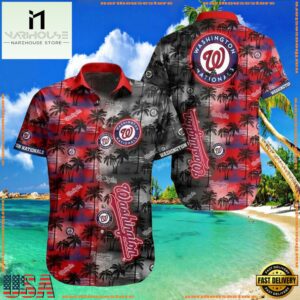 MLB Washington Nationals Aloha Hawaiian ShirtGroup