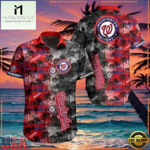 MLB Washington Nationals Aloha Hawaiian ShirtGroup