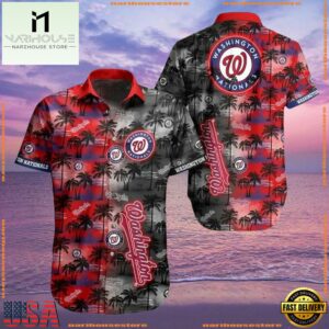 MLB Washington Nationals Aloha Hawaiian ShirtGroup