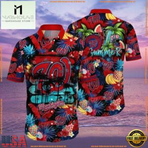 MLB Washington Nationals Love Summer Summer Hawaiian Shirt