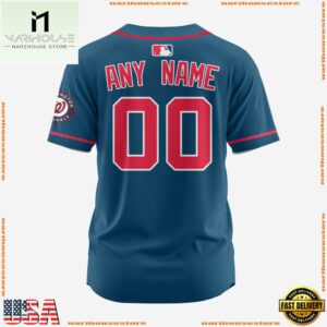 MLB Washington Nationals Personalized Alternate Design Concept Baseball Jersey