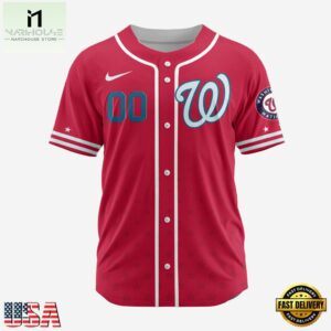 MLB Washington Nationals Personalized Baseball Team Alternate Design Concept Jersey Shirts
