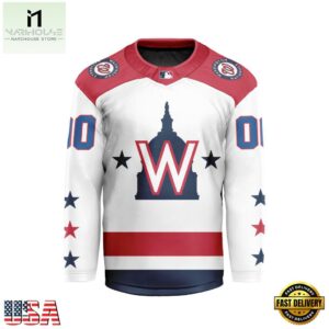 MLB Washington Nationals Special Hockey Jersey Design Concept