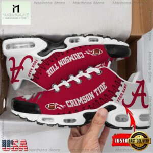 NCAA Alabama Crimson Tide Football Custom Air Max Plus Shoes