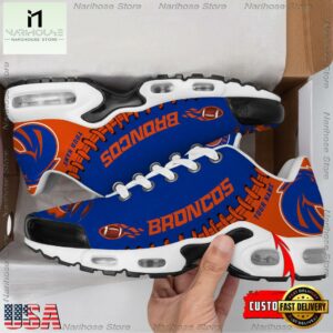 NCAA Boise State Broncos Football Custom Air Max Plus Shoes