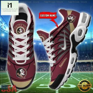 NCAA Florida State Seminoles Sport Football Logo Custom Air Max Plus Shoes