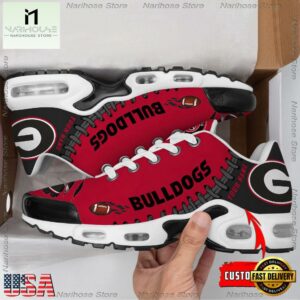 NCAA Georgia Bulldogs Football Custom Air Max Plus Shoes