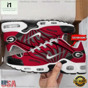 NCAA Georgia Bulldogs Sport Football Logo Custom Air Max Plus Shoes