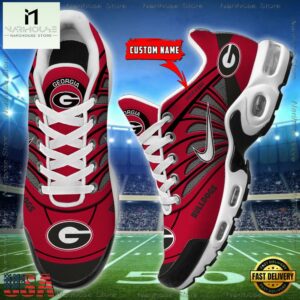 NCAA Georgia Bulldogs Sport Football Logo Custom Air Max Plus Shoes