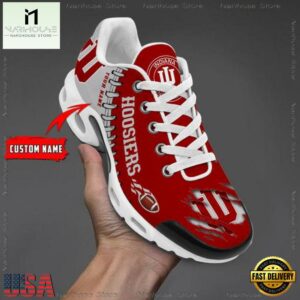NCAA Indiana Hoosiers Football Custom Air Max Plus Shoes