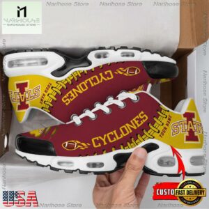 NCAA Iowa State Cyclones Football Custom Air Max Plus Shoes