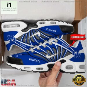 NCAA Kentucky Wildcats Sport Football Logo Custom Air Max Plus Shoes