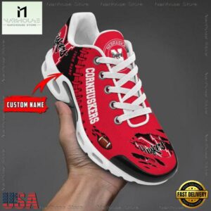 NCAA Nebraska Cornhuskers Football Custom Air Max Plus Shoes