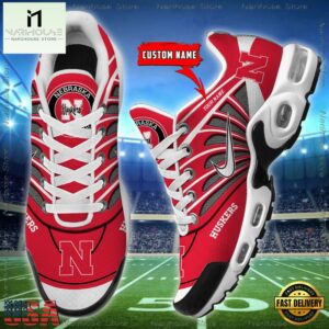 NCAA Nebraska Cornhuskers Sport Football Logo Custom Air Max Plus Shoes
