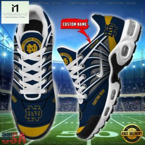 NCAA Notre Dame Fighting Irish Sport Football Logo Custom Air Max Plus Shoes