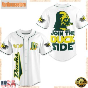 NCAA Oregon Ducks Join The Duck Side Baseball Jersey