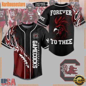 NCAA South Carolina Gamecocks Forever To Thee Baseball Jersey