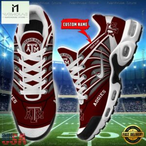NCAA Texas A_M Aggies Sport Football Logo Custom Air Max Plus Shoes